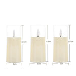 Atmospheric LED candles for a safe ambiance