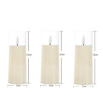 Atmospheric LED candles for a safe ambiance