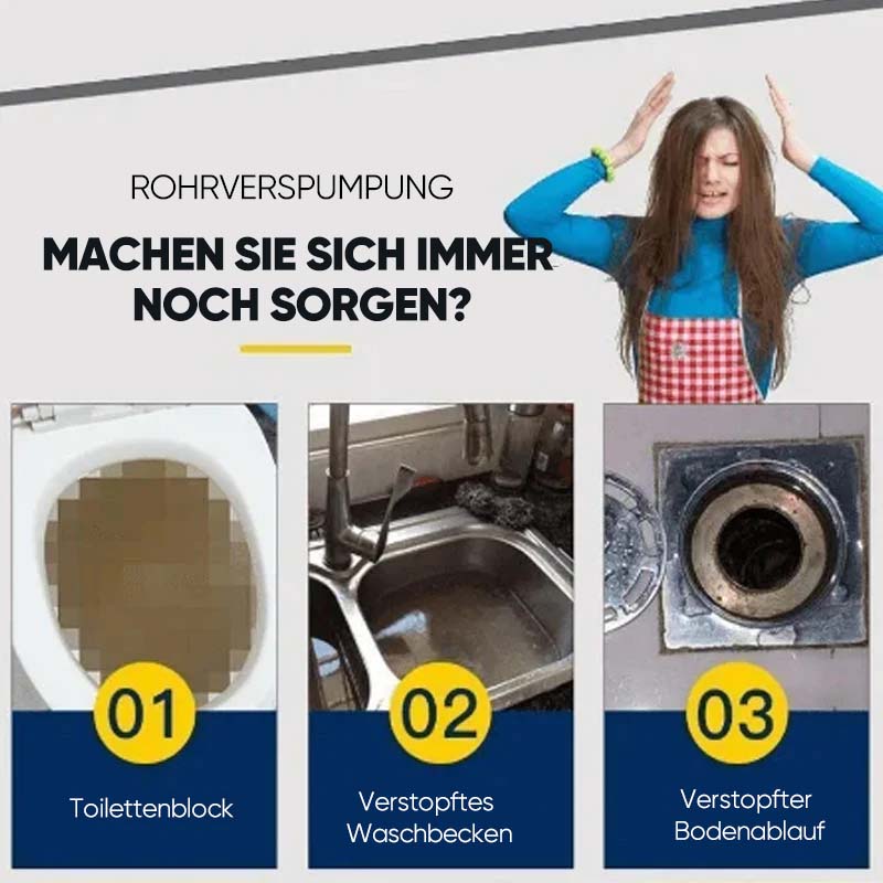 Abflussreiniger für verstopfte Rohre