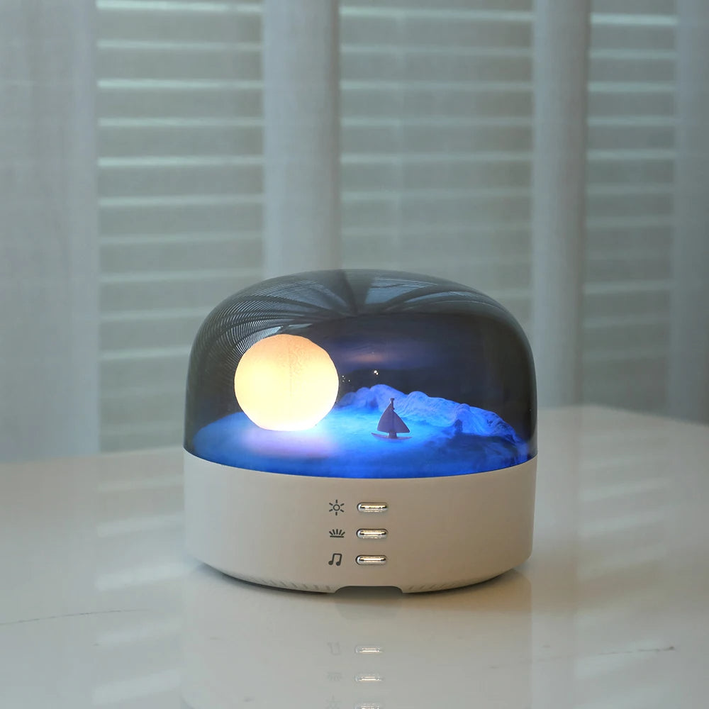 3D Mondlicht Lautsprecher mit beruhigender Atmosphäre