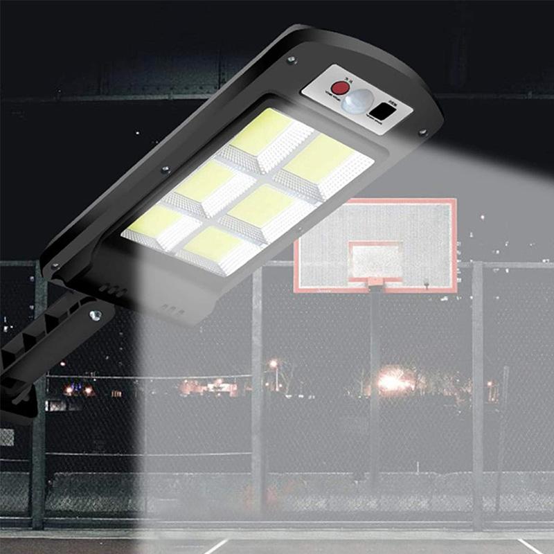 200W Solar LED Außenlampe mit Fernbedienung, Bewegungs- und Dämmerungssensor