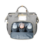 Wickeltasche mit integriertem, tragbarem Babybett – 3-in-1 Lösung