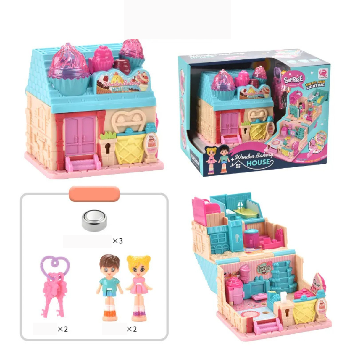 Kreatives Mini-Haus für Entdeckungsspaß im Spiel