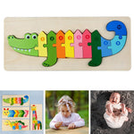 Tierpuzzle für neugierige Kinder - Entdecker-Puzzle