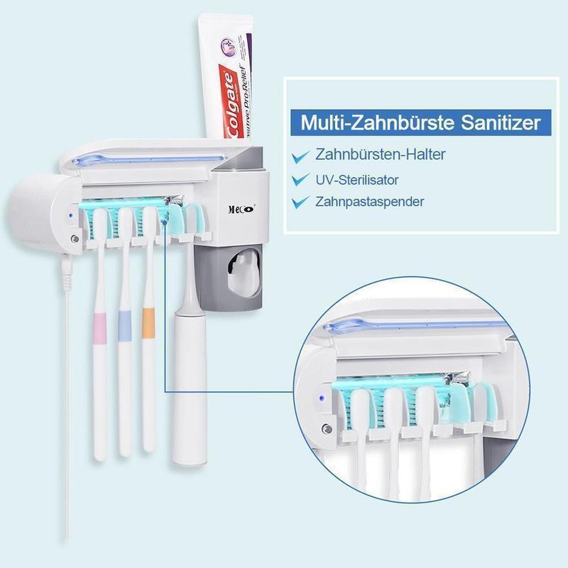 2-in-1 UV-Zahnbürstenhalter mit Desinfektionsfunktion