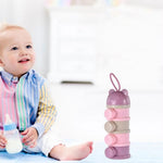 Stapelbarer Behälter für Baby-Milchpulver und Snacks – Milchpulver Spender