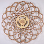 Artisanale Kinetische Wandskulptur für Meditationsräume