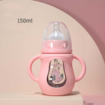 Trinkflasche für Babys aus Silikon – mit weichem Sauger und Tierdesign