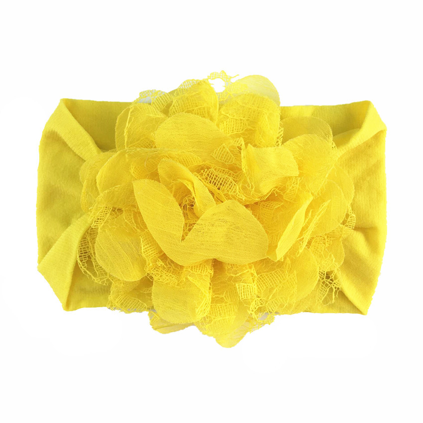 Stirnband für Neugeborene und Kleinkinder – Weiches Haarband mit Blüte