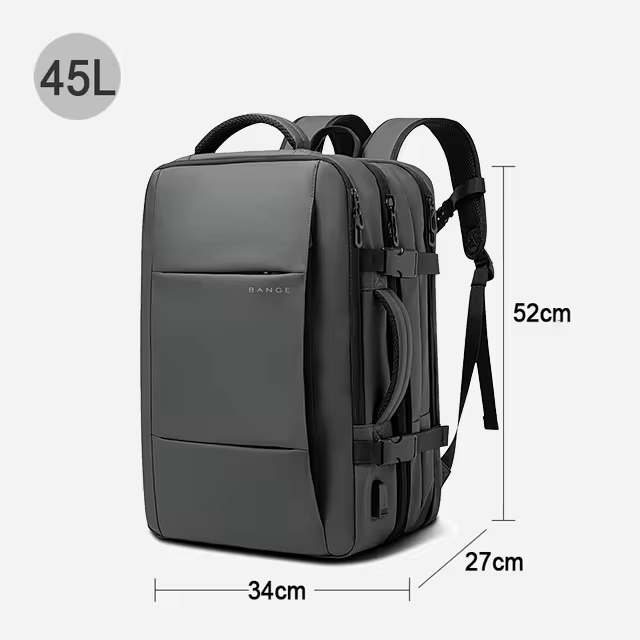 Wasserdichter erweiterbarer Rucksack für Reisen – Hohe Kapazität & Diebstahlschutz