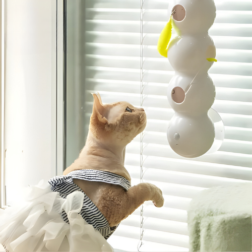 Bewegliches Wandspielzeug für Katzen zur Förderung von Aktivität