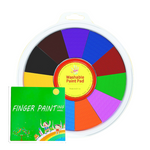 Set mit Fingerfarben für Kinder