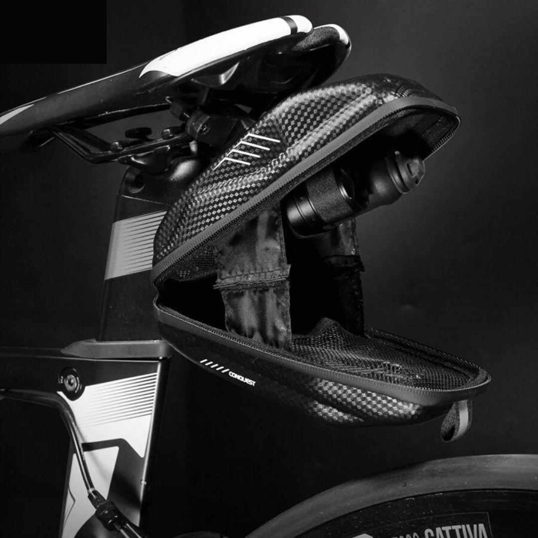 Wasserdichte Fahrradtasche mit schnellem Abnehmmechanismus