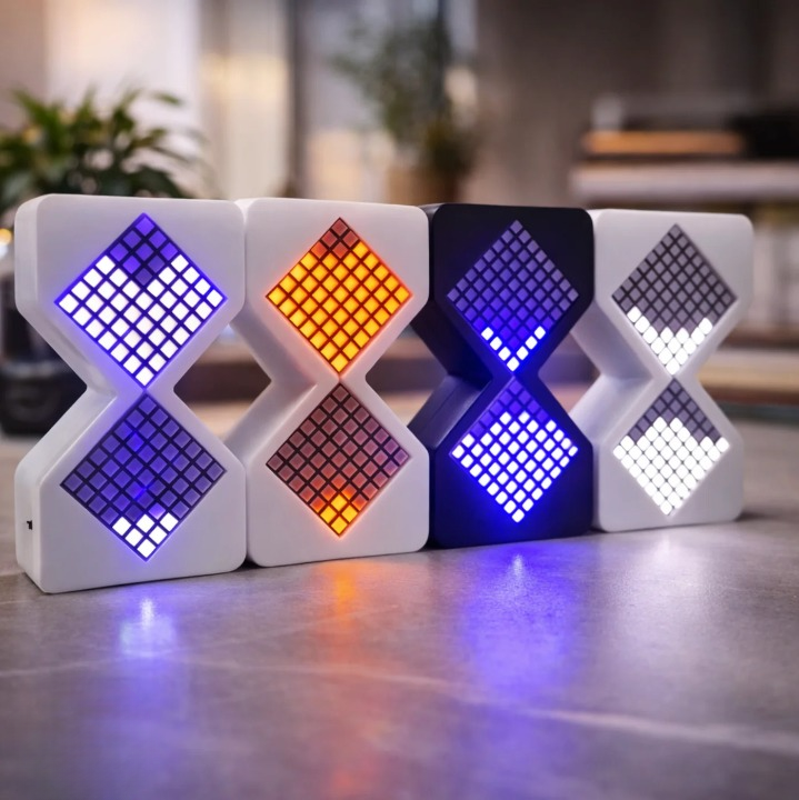 LED Zeitmesser mit sanfter Lichtvisualisierung und Positionssensor