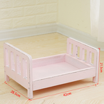 Vintage Fotorequisite für Neugeborenen – Holzbett für Babyshooting
