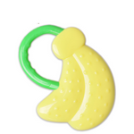 Buntes Silikon Beißring-Set für Babys – Frucht- und Tiermotive