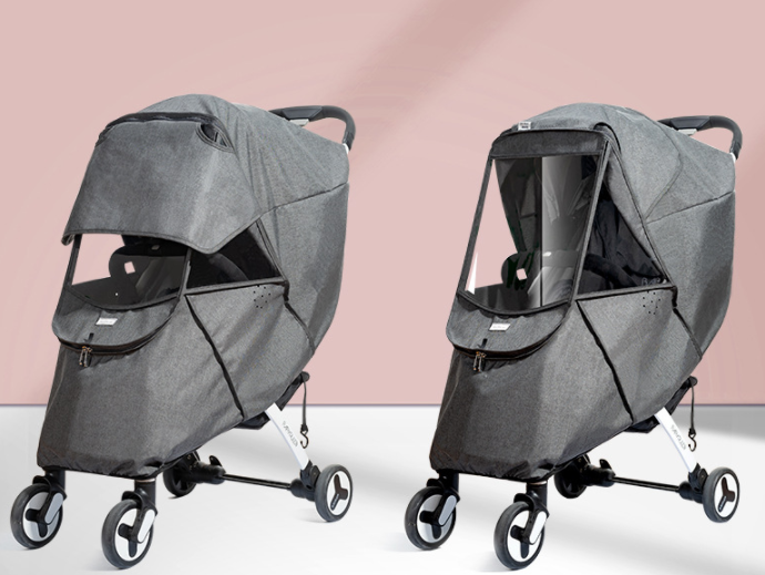 Universal Regenschutz für Kinderwagen – Wetter- und Winddicht