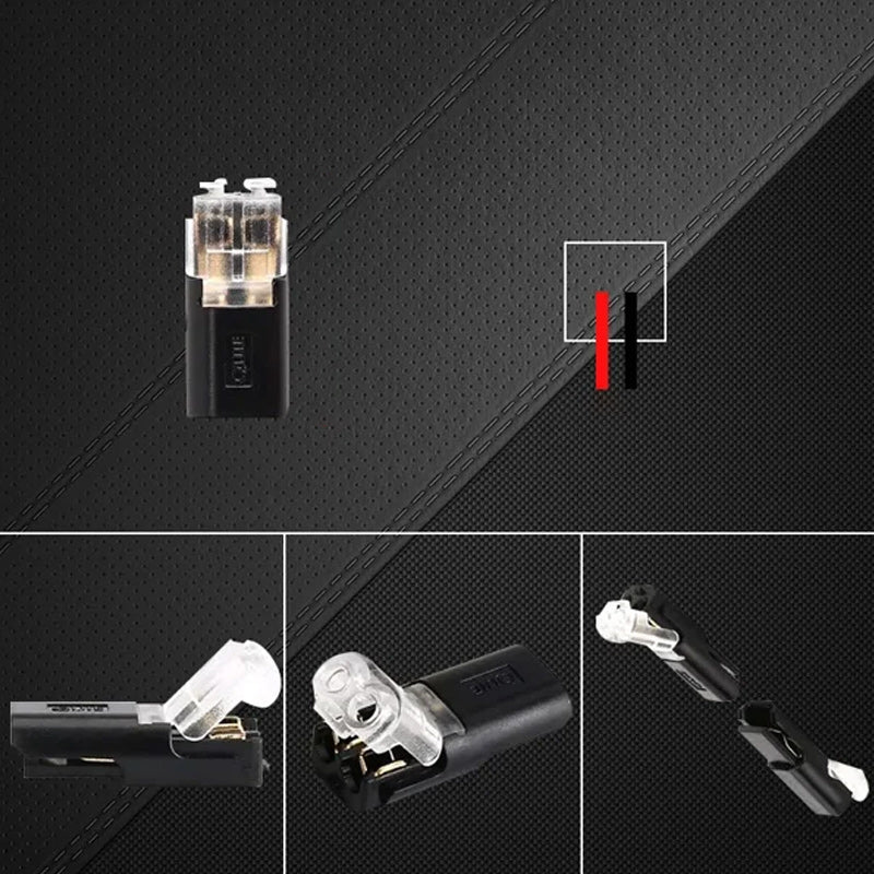Zweidraht Stecker mit Verriegelungsmechanismus