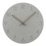 Große Holz-Wanduhr – Minimalistisches Design mit lautlosem Mechanismus