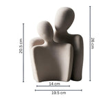 Keramische Liebesfigur für Paare