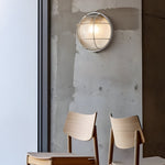 Elegant outdoor wall light in retro industrial style – Oval or Round