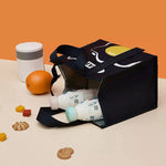 Isolierte Thermo-Lunchtasche im Cartoon-Design