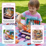 BBQ-Grill für Kinder – Spielküche mit Rauch-Effekt und Farbwechsel-Lebensmitteln