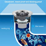 Hochwertige Edelstahl-Küchenspüle mit 3-in-1 Abflussfilter