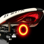 Intelligentes Rücklicht für Fahrräder – USB aufladbar mit Bremsensor