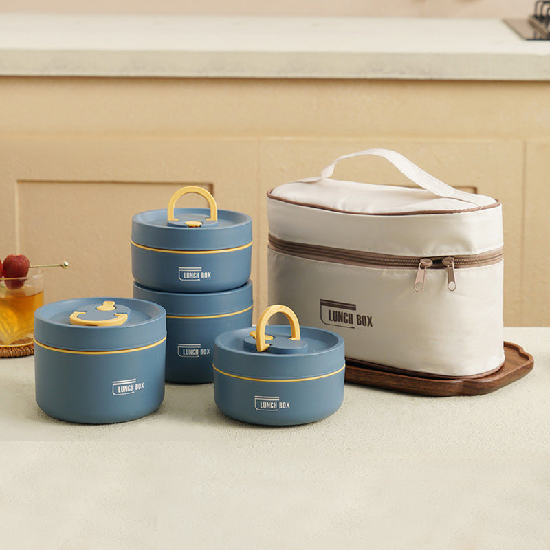 Isolierte Edelstahl-Lunchbox für frische Mahlzeiten unterwegs