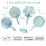 9-teiliges Set - Innovativer Gemüseschneider | KüchenProfi