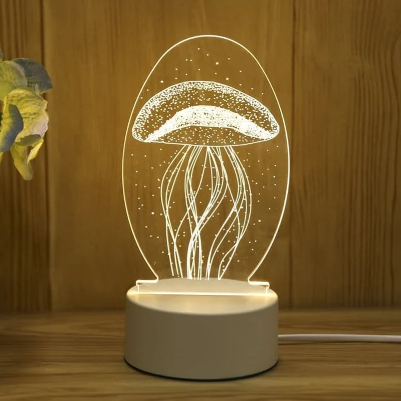 3D Nachtlicht mit USB-Anschluss