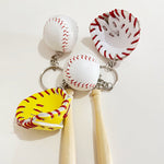Kreativer Schlüsselanhänger im Baseball-Design