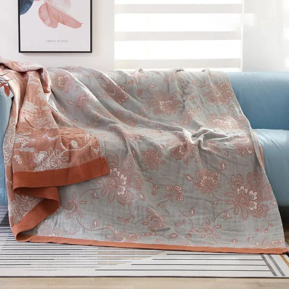 Blütenzauber Kuscheldecke für ganzjährigen Genuss
