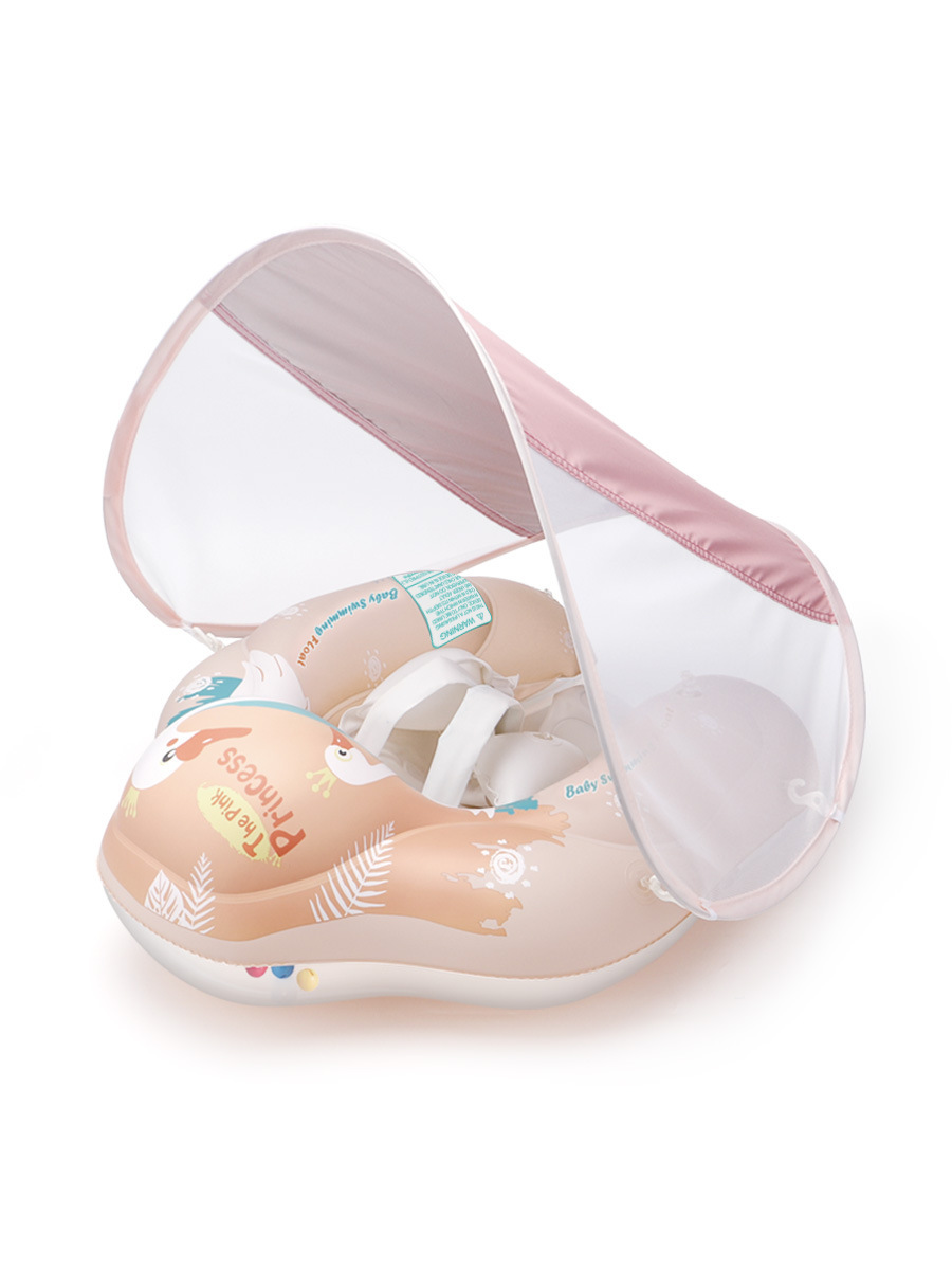 Aufblasbarer Schwimmring für Babys mit Sonnenschutzdach