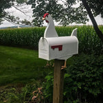 Country Life Mailbox | Charming Design | Weatherproof Metal | 20x20x10 cm