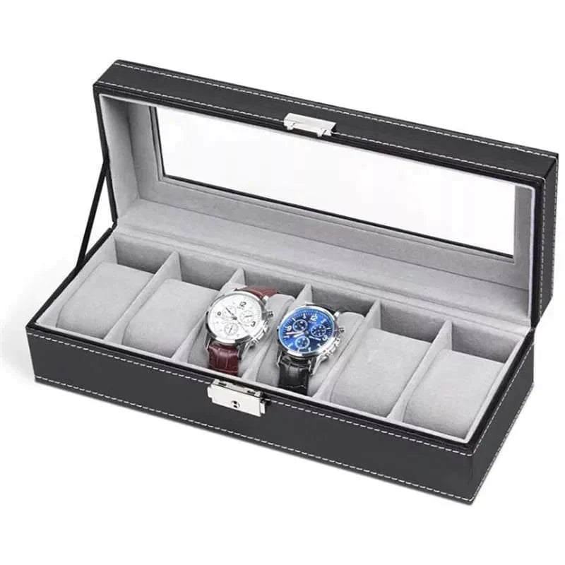 Eleganter 6-12 Slots Uhren Organizer von LuxWatch