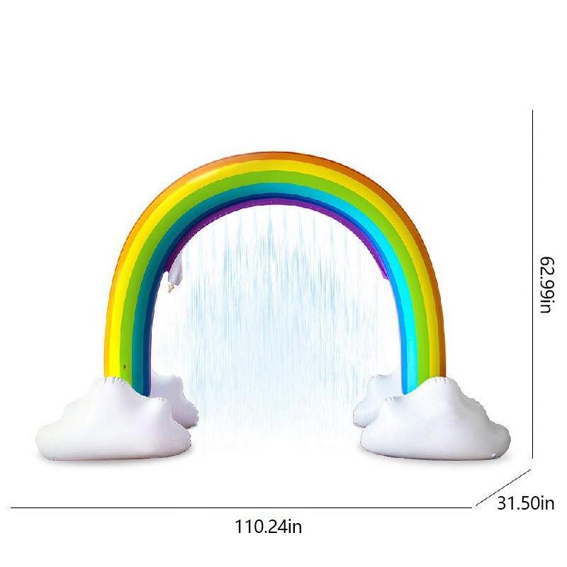 Aufblasbarer Regenbogen-Spritzbogen