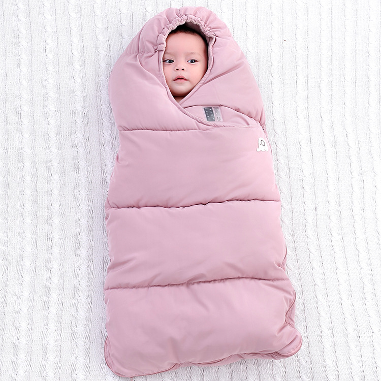 Schlafsack für Babys im Kinderwagen – Warmer Fußsack mit Kapuze