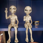 Lustige Alien Gartenfigur – Galaxia
