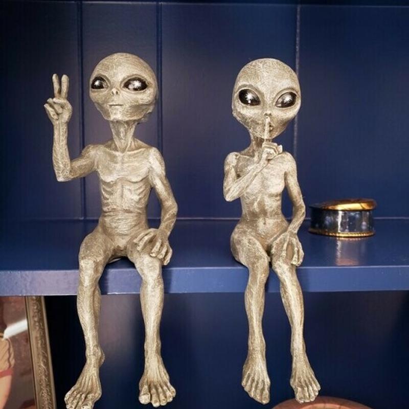 Lustige Alien Gartenfigur – Galaxia