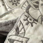 Elegante Wendedecke mit Mandala Design aus Baumwolle