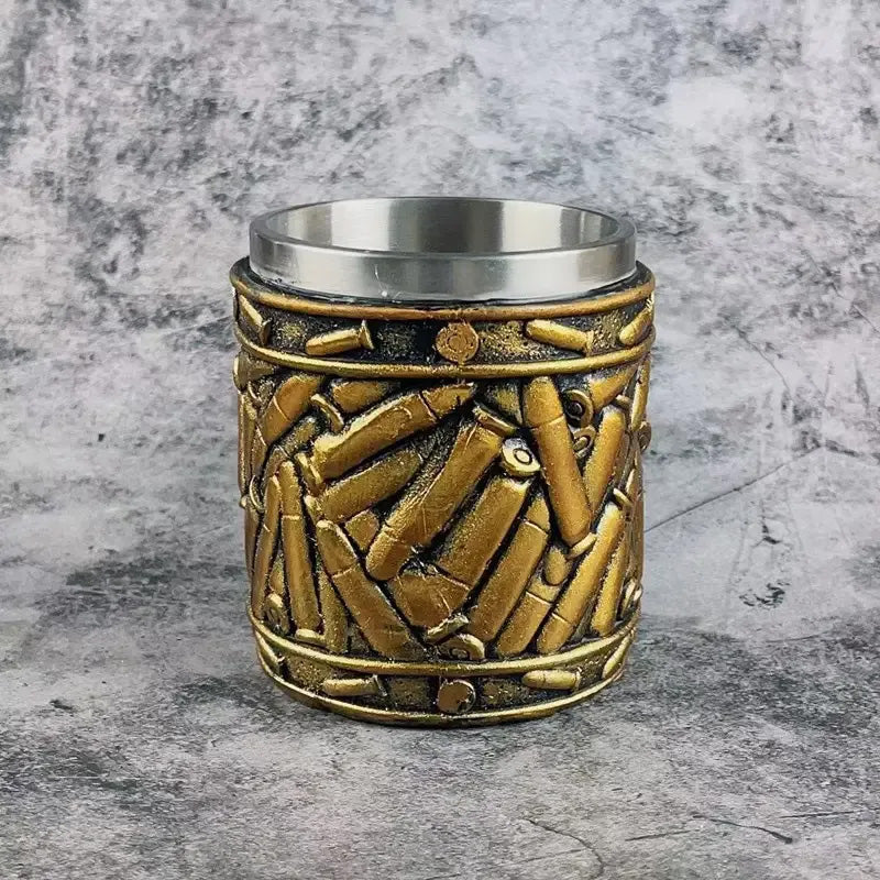 Edelstahl Bierkrug mit einzigartigem Design für stilvolle Anlässe