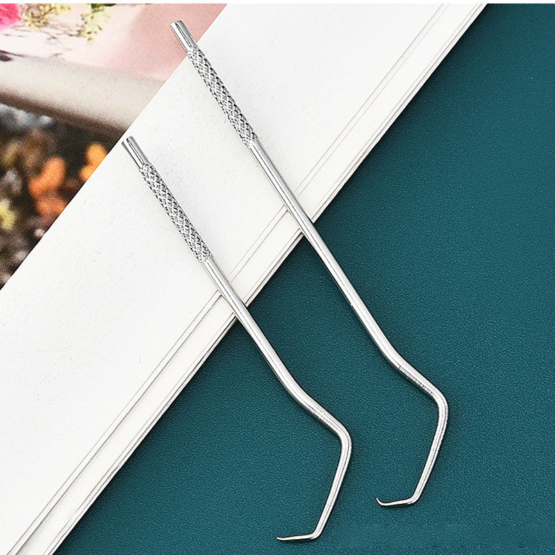 Hochwertiges Edelstahl-Zahnstocher-Set (7 Teile) | Dentisafe