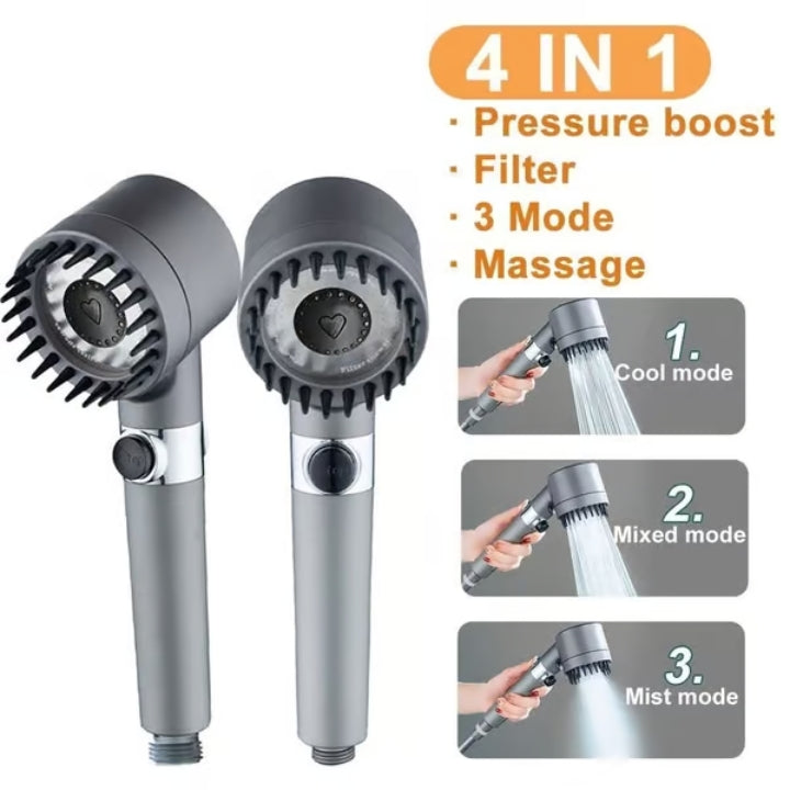 AquaRelax - Versatile Massage Shower Head for Your Home