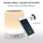 Multifunktionales LED-Nachtlicht mit Bluetooth-Lautsprecher und Touch-Steuerung