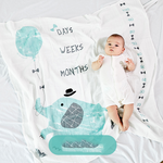 Wickeltuch aus Musselin und Babydecke für Neugeborene