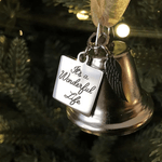 Schmuckanhänger für Weihnachtsbaum – Engel Flügel Glocken Dekoration