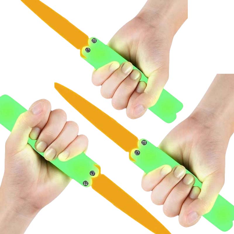 Karotten-Inspirierter Schmetterlingsspielzeug-Messer