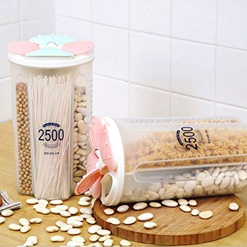 Lebensmittelbehälter mit 4 Fächern für 2500 ml Cerealien